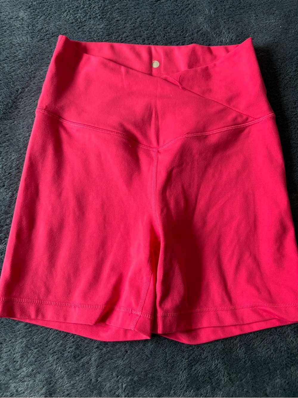 Yogalicious Hot Pink High-Waist Bike Shorts